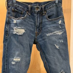 Mens Slim Straight Jeans 30 x 32